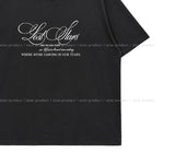 Stars Lettering Unbalance Short Sleeve