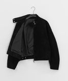 Canuri Two-Way Corduroy No-Collar Jumper Jacket