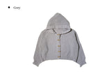 Renee Duffle Hood Knit Cardigan