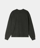 SCRIPT TYPE HENLEY NECK LONG SLEEVE
