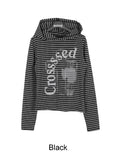 Ruben Striped Print Hoodie
