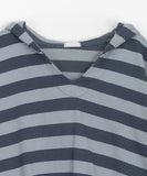 Koshiro Stripe Crop Hoodie
