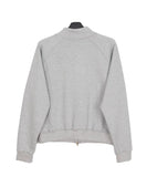 Crew lettering high-neck zip-up