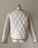 Seo Quilting Color Matching Lightweight Padding Jacket