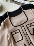 Danish Color Matching Puff Knit
