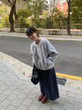 Binny non-fade banding color matching pocket long skirt