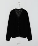 Moata Summer V-neck Net Knit Cardigan