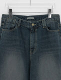Kimelo Washing Denim Wide Pants