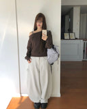 Urban lace one-off shoulder long sleeve sweatshirt