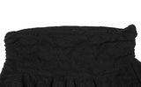 Flan Unbalanced Tiered Lace Skirt