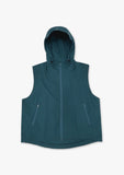 Techwear nylon hood vest