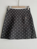 Tibel Dot Knit Mini Skirt