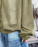 Repel see-through round cardigan