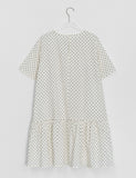 Lutet Layered Shirring Dot Mini One Piece