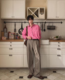 Reeves Side Banding One-Tuck Slacks