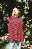 Long Sleeve Heavy Overfit Stripe Dangara