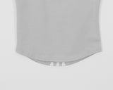 Poonut Back Slit Taping Short-Sleeved T-Shirt