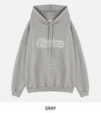 Knits Lettering Overfit Hoodie