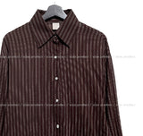 Julie See-Through Stripe Shirt