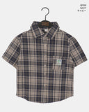 Wickle Amekazi Vintage Checkered Short-Sleeved Shirt