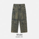 3 Pocket Multi Cargo Denim Pants
