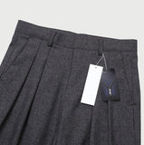 Gwen reverse pin tuck slacks