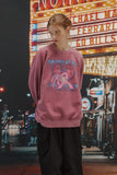Mad Hoppi Raglan Pigment Sweatshirt