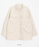 Uuni pocket collar half field jacket