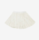 (1+1) Shanin unbalanced cardigan + frill skirt set