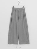 The Boom Snap Button Cotton Banding Wide Pants