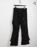 Preen Bijo Pocket Cargo Long Semi Bootcut Pants