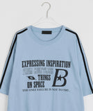 [unisex] Jizen track color matching printing over short sleeve tee