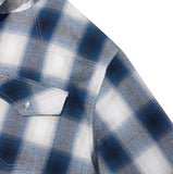 Ombre Check Western Hood Shirt