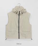 [unisex] Yao Summer Nylon Hood Zip-up Vest