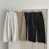 Cooling Summer Cut Tencel Banding Long Wide Cotton Pants