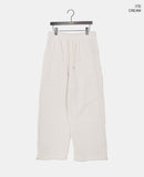 Anyin String Overfit Fleece Pants