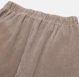 Venti Corduroy Pleats Banding Pants