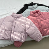 Avant Fit Pastel High Neck String Cute and Light Padding