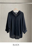 Halo Half-Open Collar Blouse