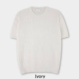 Roel Cable Round Short Sleeve Knit