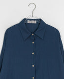 [BAONHAUS] Karene See-through Over Gauze Shirt