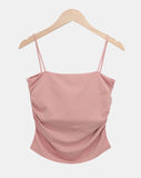 Corning Slim Side Shirring Built-in Cup Sleeveless