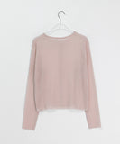 Noket Summer Ribbed Round Cardigan