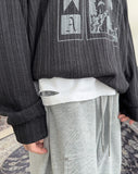 Reton graphic knit long sleeve