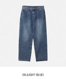 Kaniz Washed Wide Denim Pants