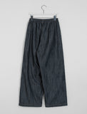 Ildi Banding Wide Non-fade Raw Denim Pants