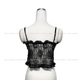 Pony Ribbon Lace Top