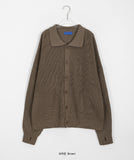 [unisex] Barum Hachi Collar Over Warmer Cardigan