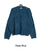 Rendi Wool Hair Button Knit
