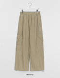 [unisex] Bavens Nylon Cargo Wide Pants